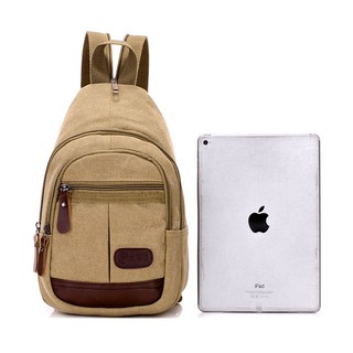 Balo vải canvas 2 in 1 đeo 1 quai hoặc 2 quai