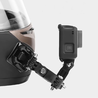 I.B. Adhesive Full Face Helmet Front Chin Mount for Gopro Hero 6 5 4 3 Action Camera