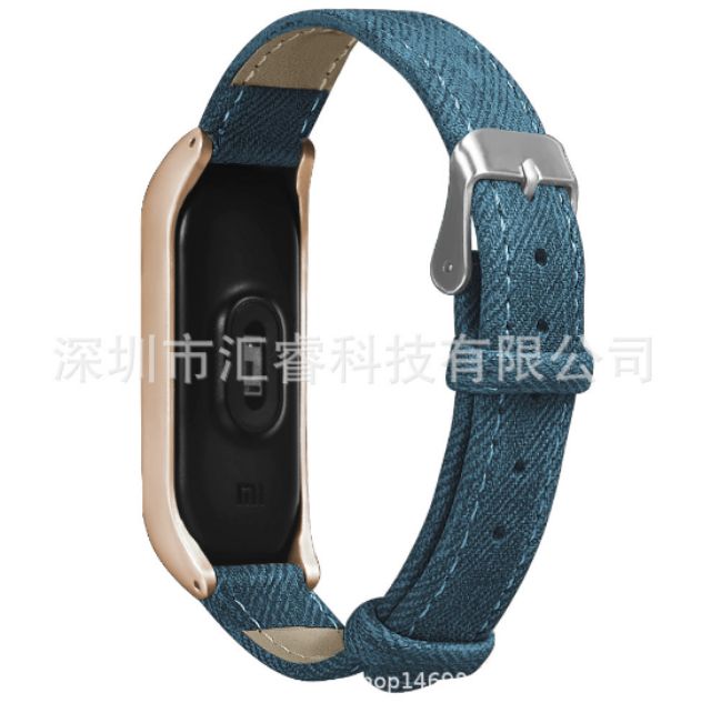 dây đeo vải JEAN phong cách denim cho mi band 3