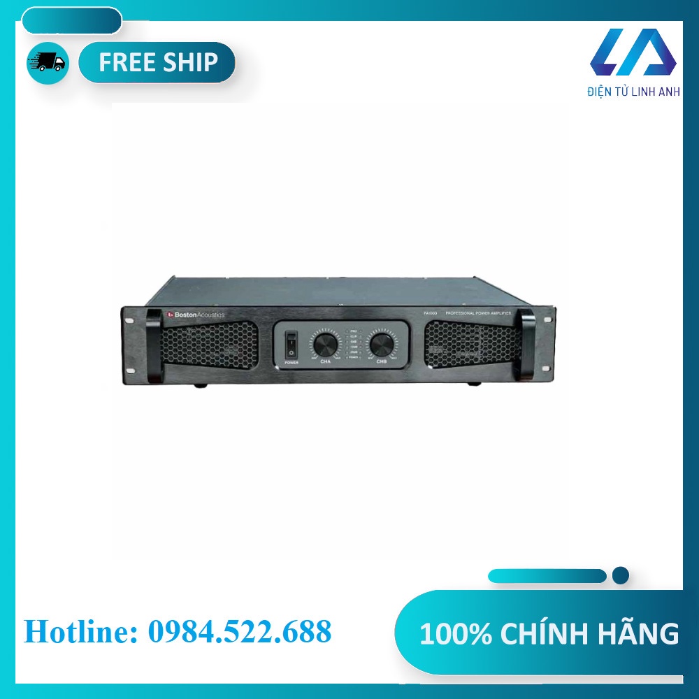 Đẩy công suất Boston Acoustics PA 400 hàng chính hãng bảo hành 12 tháng