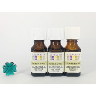 Aura Cacia Sandalwood 15ml - Tinh dầu Gỗ đàn hương