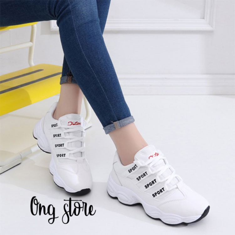 (FREESHIP 99.000đ) Giày thể thao nữ giày sneaker nữ Hàn Quốc (sport) | BigBuy360 - bigbuy360.vn