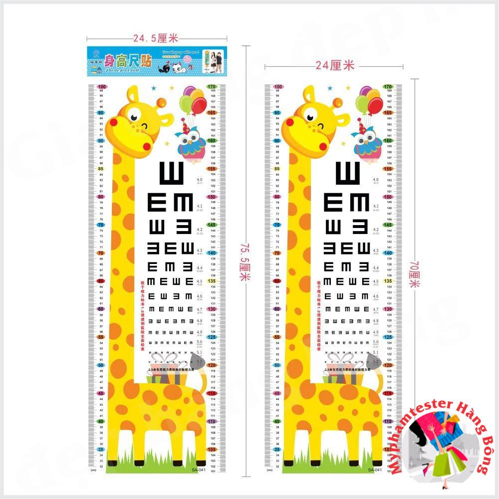 Thước đo chiều cao cho bé