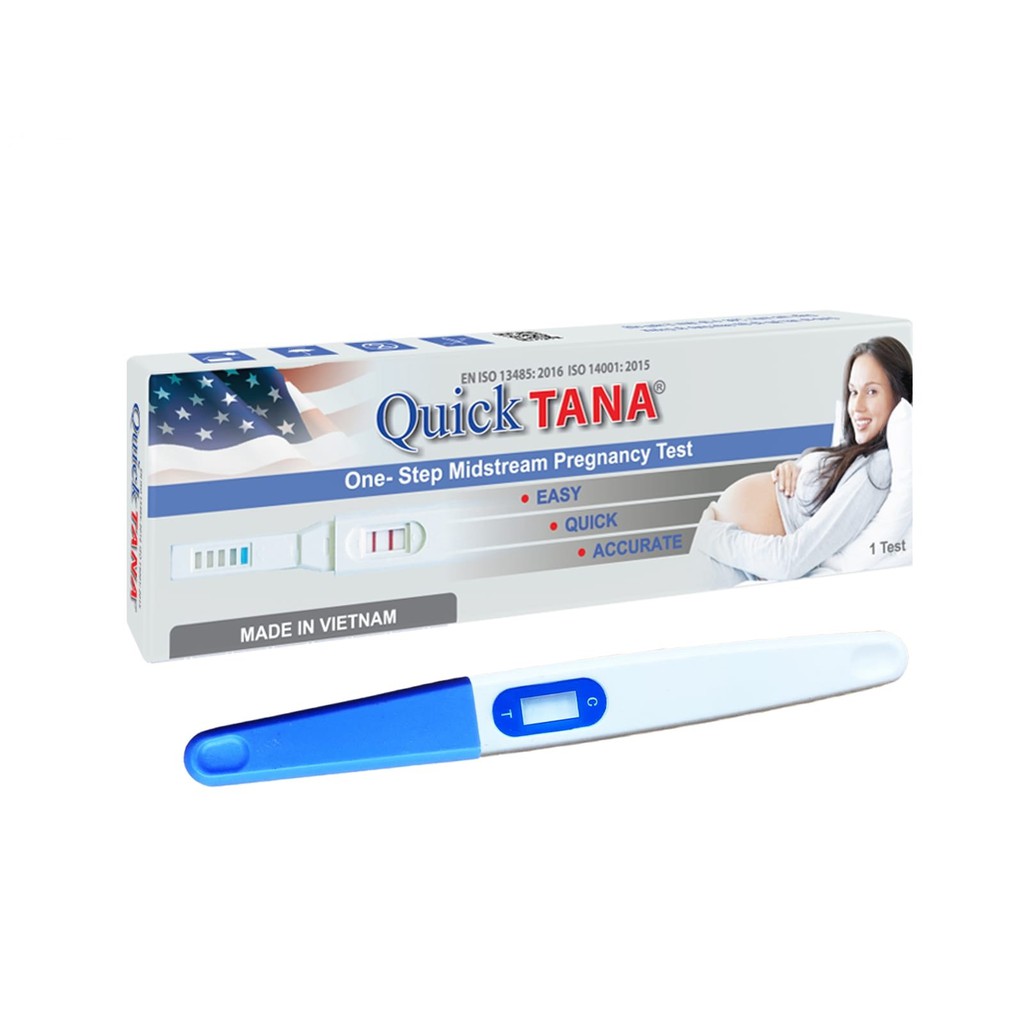 [MUA 2 TẶNG 1] COMBO 2 Bút Thử Thai QUICK TANA giá rẻ - Que thử nhanh,chính xác như que thử thai điện tử