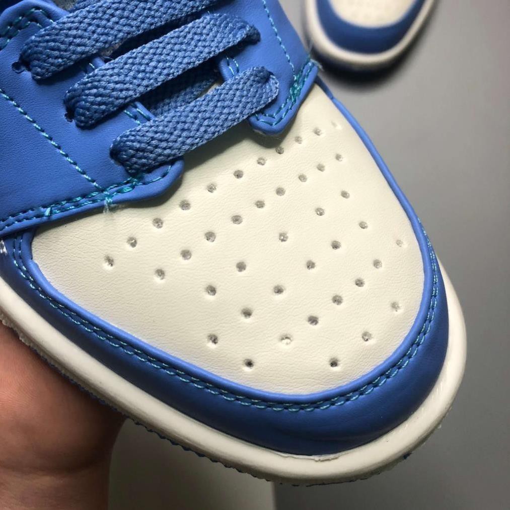 Giày Air Jordan 1 Low, Giày Thể Thao JD1 Xanh Dương Cổ Thấp Nam Nữ Full Box Bill