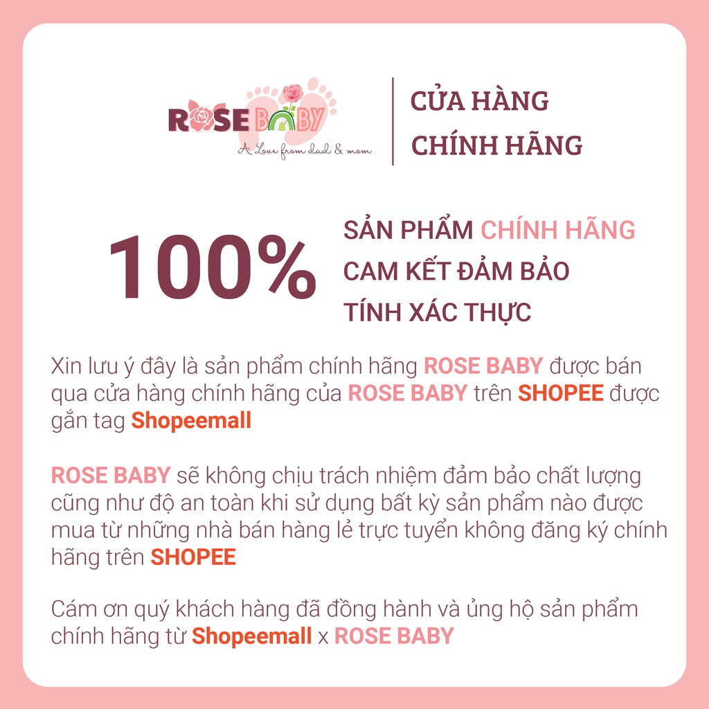 Bịch Bỉm Quần Rose Baby M30/L28/XL26/XXL24/XXXL22