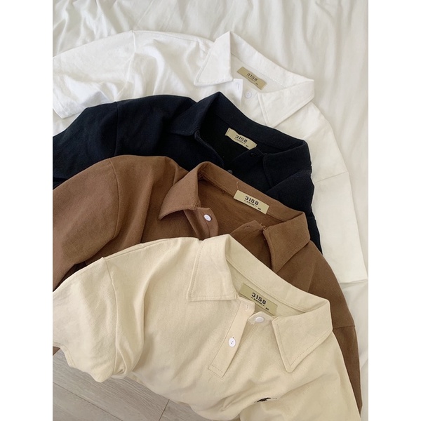 Áo thun polo thêu hưu 3158