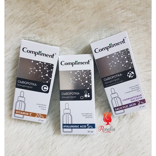 Serum tinh chất cô đặc Compliment thu nhỏ lỗ chân lông, trắng da, mờ thâm, cấp ẩm 27ml