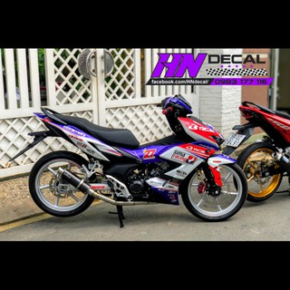 Tem Trùm Winner X Tím Trắng Umma Racing