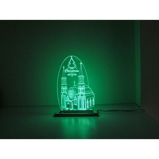 Mô Hình Đèn Led 3D Nhà Thờ Đức Bà