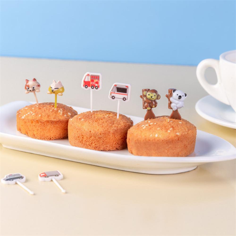 Bộ 6 Nĩa Ăn Trái Cây Hình Gấu Koala Dễ Thương Cho Bé G5L6