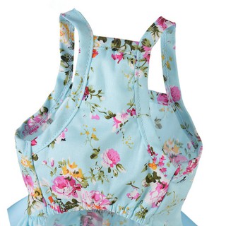 Đầm hoa chất vải cotton dành cho thú cưng
