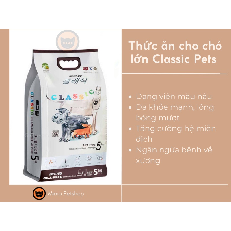 THỨC ĂN HẠT CHO CHÓ DOG CLASSIC (HÀN QUỐC) [5kg]