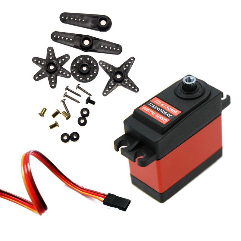 Động Cơ Servo TD-8120 25 30MG Chống Thấm Nước Có Mô Men Xoắn 20kg Góc 180 Độ Cho Xe Điều Khiển Từ Xa