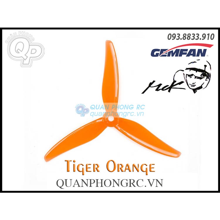 2 Cặp Cánh 3 Lá 5 inch GEMFAN Hurricane MCK V2 51466