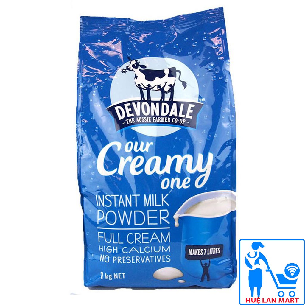 Sữa Bột Devondale Instant Milk Powder Túi 1kg
