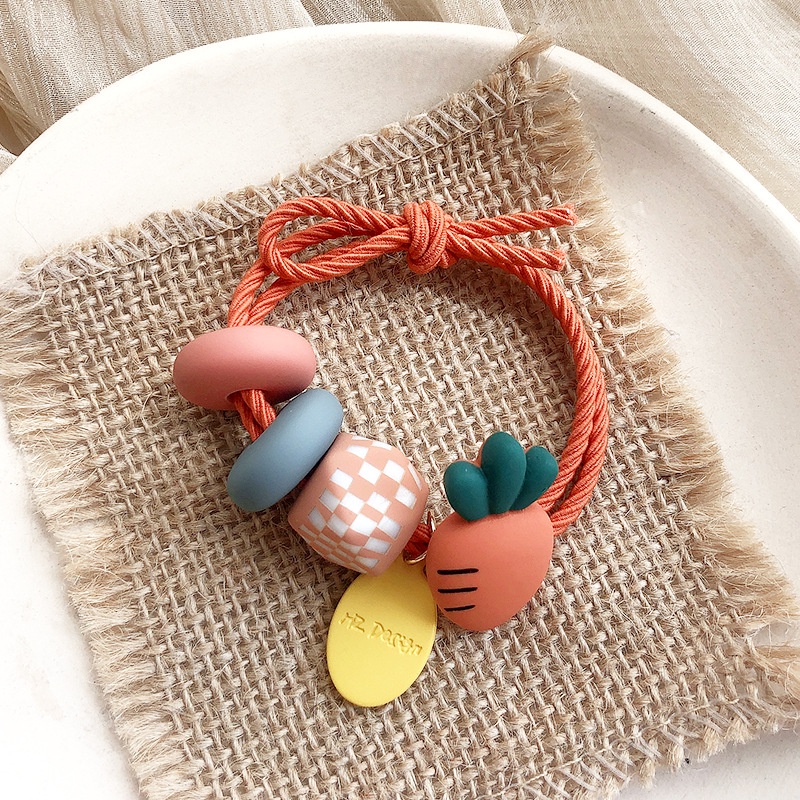 Mới Dây Buộc Tóc Hình Trái Cây Phong Cách Hàn Quốc Xinh Xắn Cho Nữ