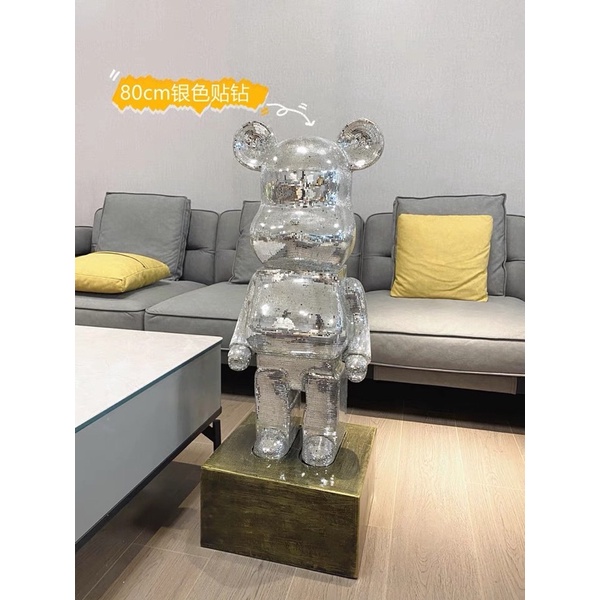 Bearbrick 1000% gold blink Tượng Be@rbrick lấp lánh 80cm