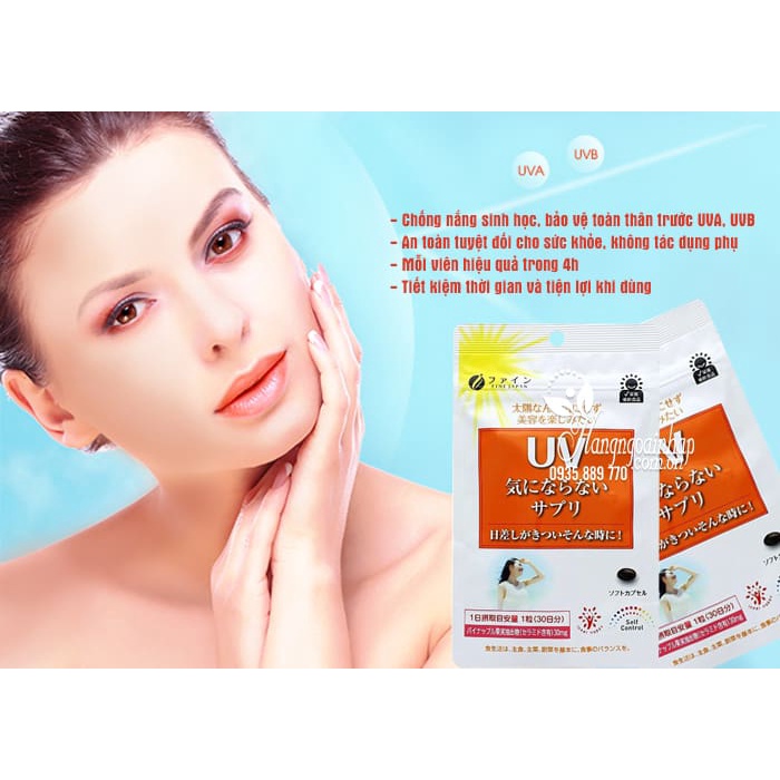 VIÊN UỐNG CHỐNG NẮNG UV NHẬT BẢN