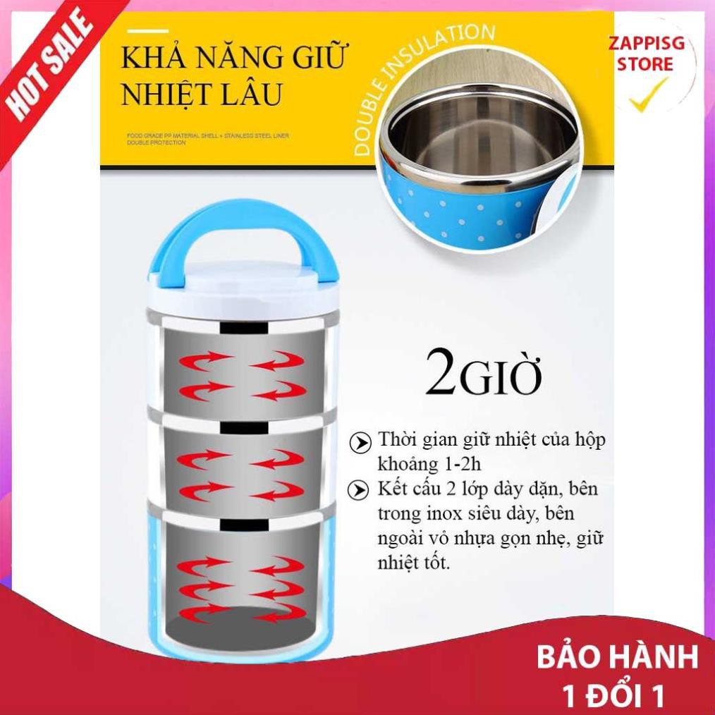 ✔️ HỘP ĐỰNG CƠM 3 TẦNG CAO CẤP  - Bảo hành 1 đổi 1