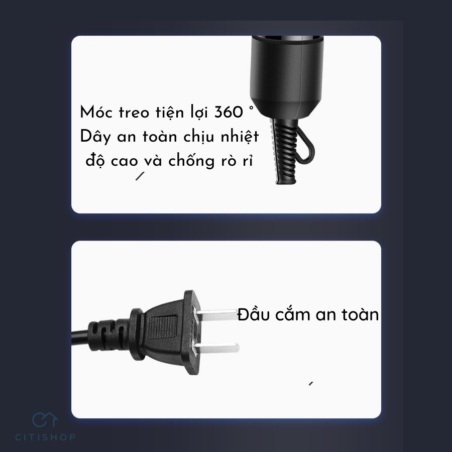 Máy Sấy Tóc 2 Chiều Nóng Lạnh Không Gây Hư Tổn Tóc Công Suất Lớn PX 1600W