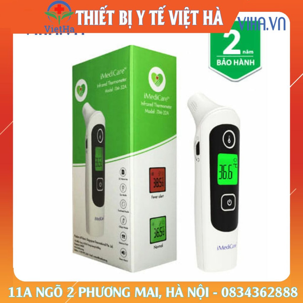 Nhiệt kế điện tử hồng ngoại 2 trong 1 iMediCare iTM 32A