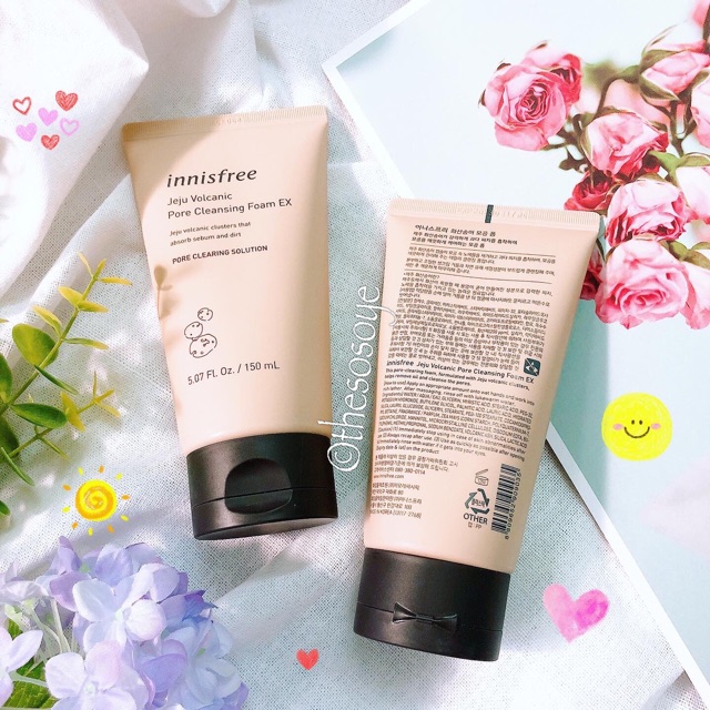 Sữa Rửa Mặt Tro Núi Lửa Innisfree Jeju Volcanic Foam 150 ml