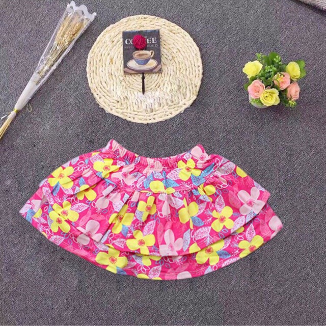 CHÂN VÁY KÈM CHIP CHO BÉ GÁI