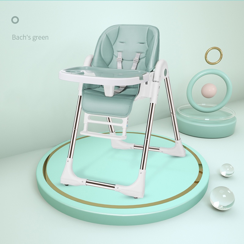 Ghế Ăn Dặm Bellybaby Lux01 Phiên Bản Nâng Cấp 2021, Ngả Lưng 140 Độ, Bàn Ăn Rộng, Có Bánh Xe