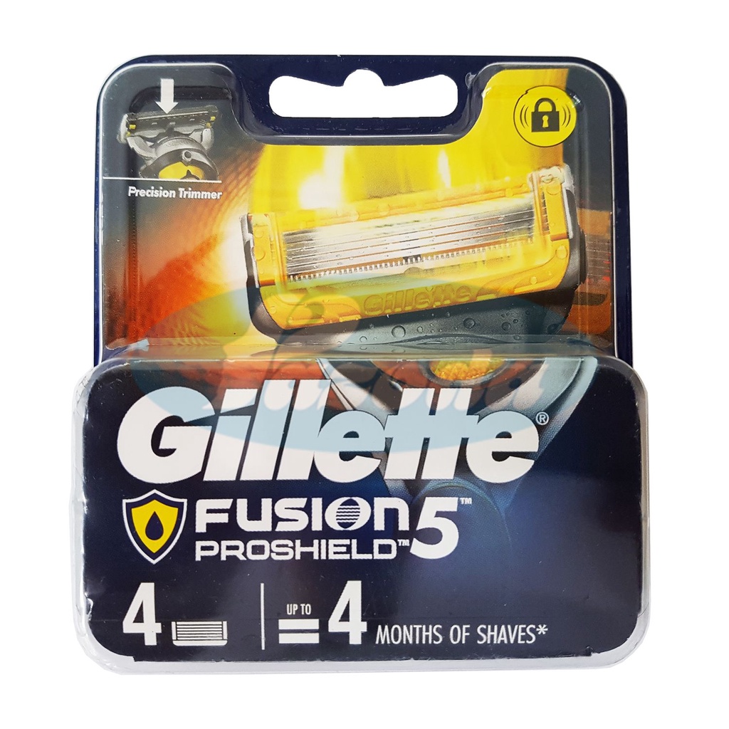 Hộp lưỡi dao cạo râu Gillette 5 lưỡi Fusion/Proglide/Proshield