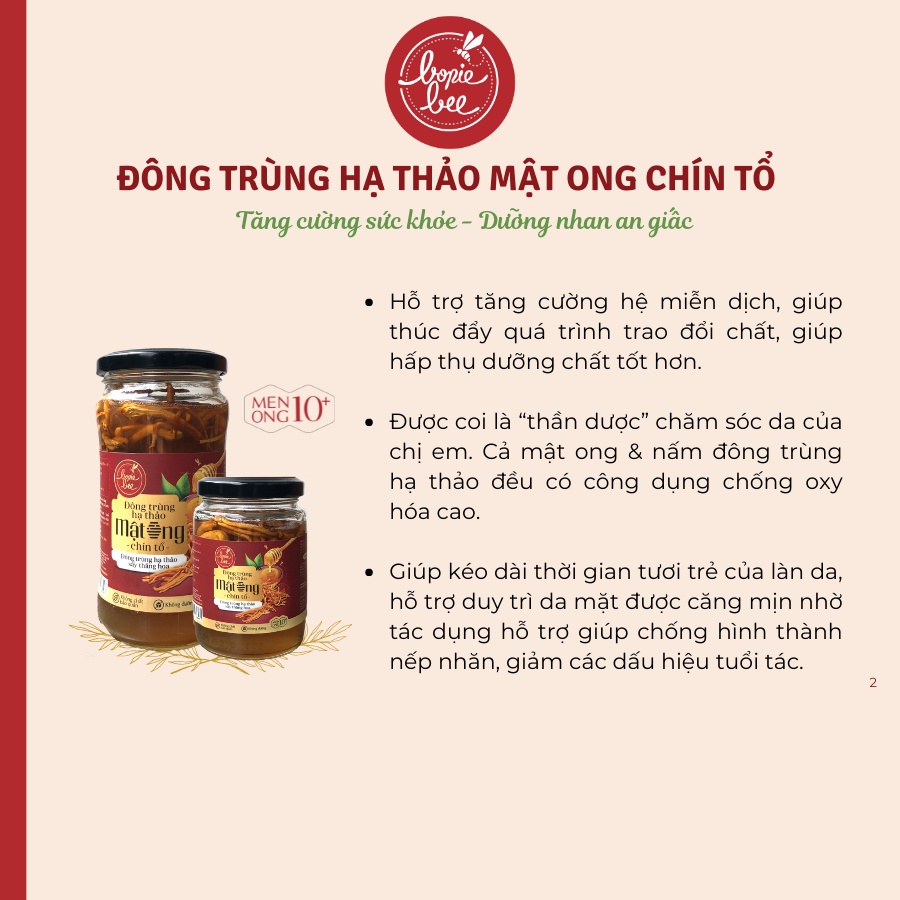 [Mã SKAMLTS7 giảm 10% đơn 150K] Mật Ong Ngâm Đông Trùng Hạ Thảo Sấy | BigBuy360 - bigbuy360.vn