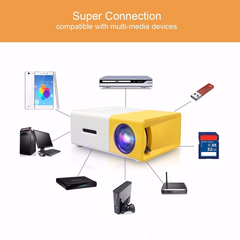 Máy chiếu mini LCD LED Projector YG-300