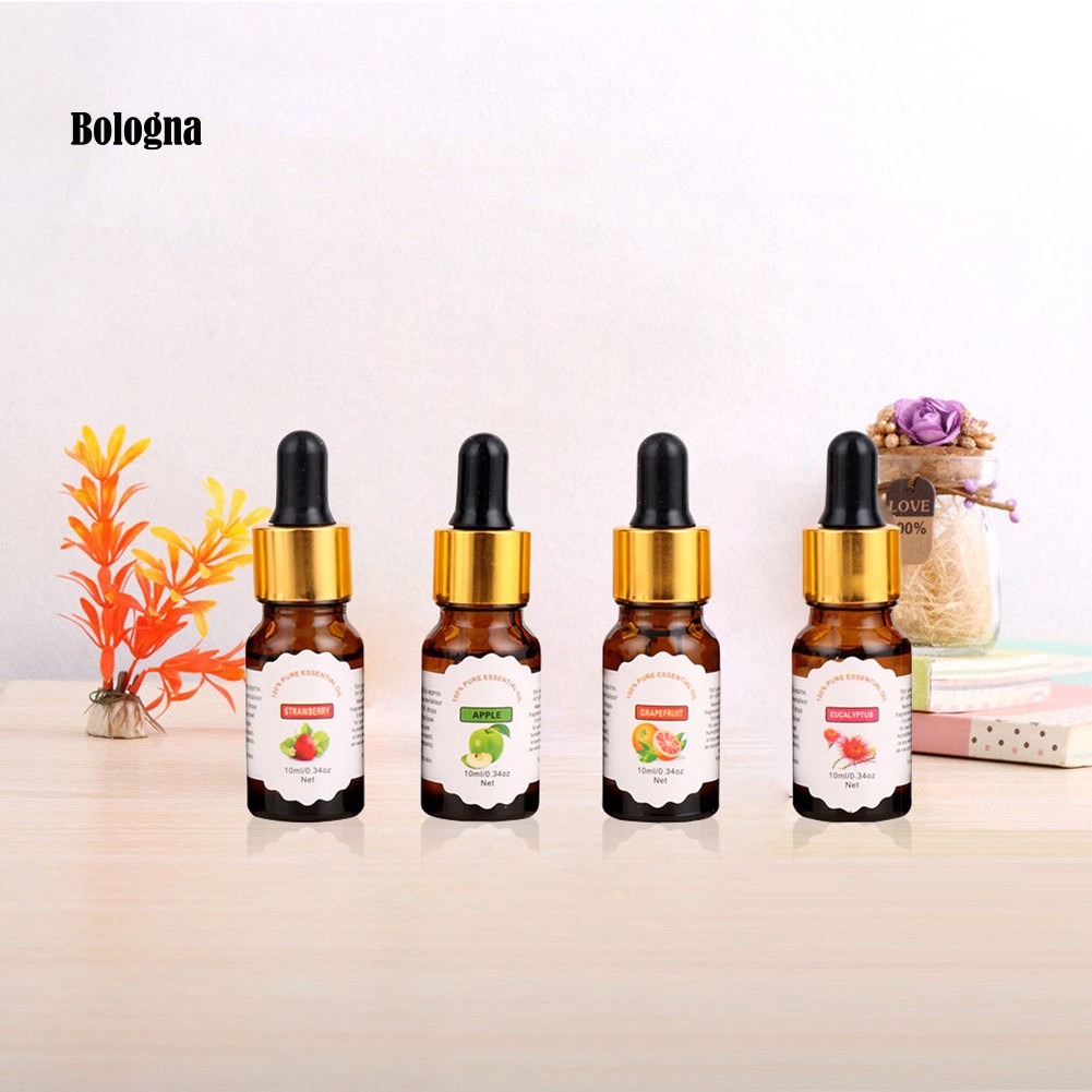 ✅10ml/Bottle Fruit Plant Essential Oil Aromatherapy for Fragrance Lamp Humidifier