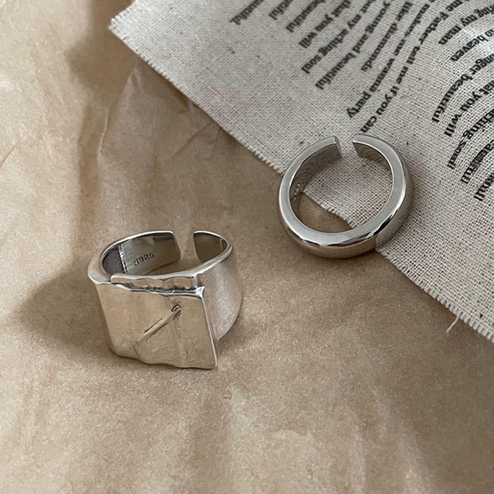 Nhẫn Thiết Kế Hình Học Thời Trang Sang Trọng Cá Tính Cho Nữ