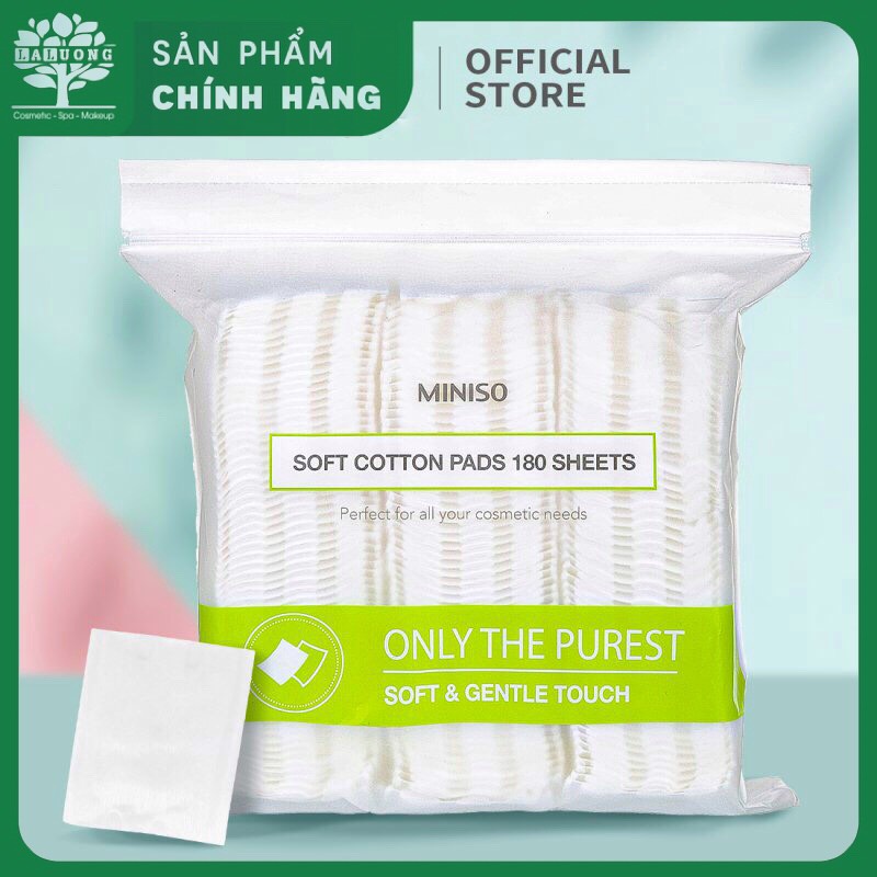 Bông tẩy trang Miniso 180 miếng