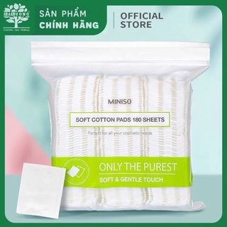 Bông tẩy trang Miniso 180 miếng