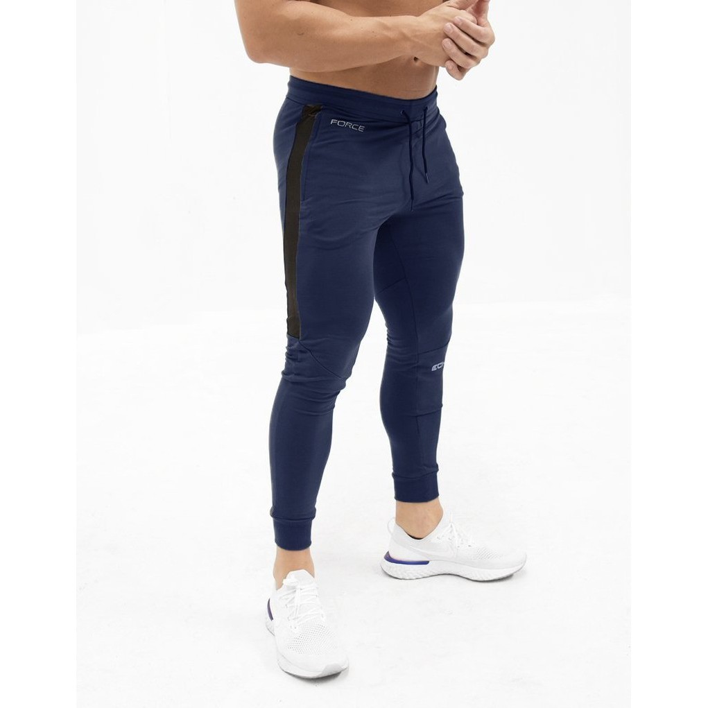 Quần dài gym ECHT New Thun Poly 2 da cao cấp