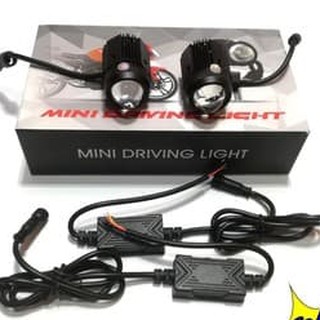 ( GIÁ  1 ĐÈN  ) Đèn LED trợ sáng bi cầu mini 2 chế độ ,LOẠI CÓ CỤC NGUỒN