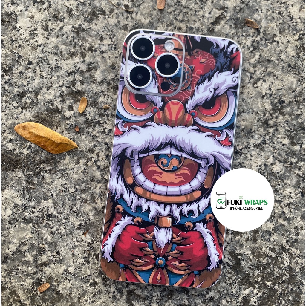 Tấm dán Skin Mặt Sau Kì Lân FULL VIỀN Dành Cho 14prm, 13prm , 12prm , 11prm , x , xsm , ip11 , ip12 , ip13 - FukiShop