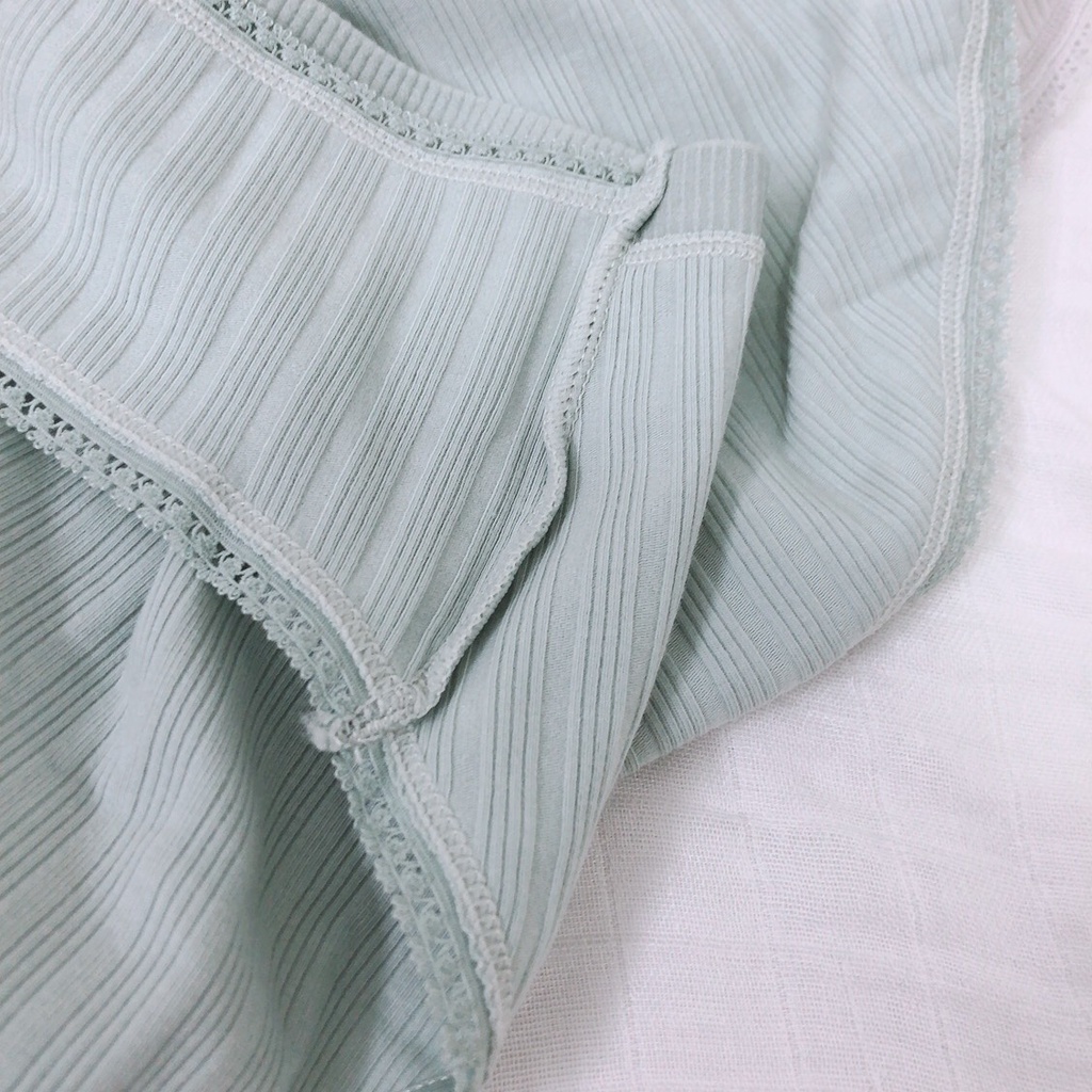Quần lót bầu cotton cạp chéo thông thoáng thấm hút tốt