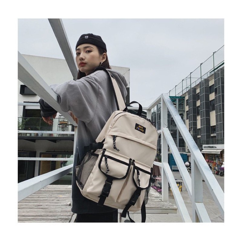 Balo Ulzzang nam nữ đi học chống thấm nhiều ngăn BAG U LISON25