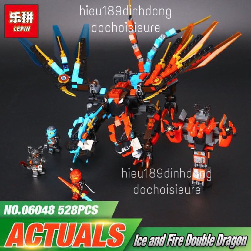 Lắp ráp xếp hình Ninjago 06048 : Rồng