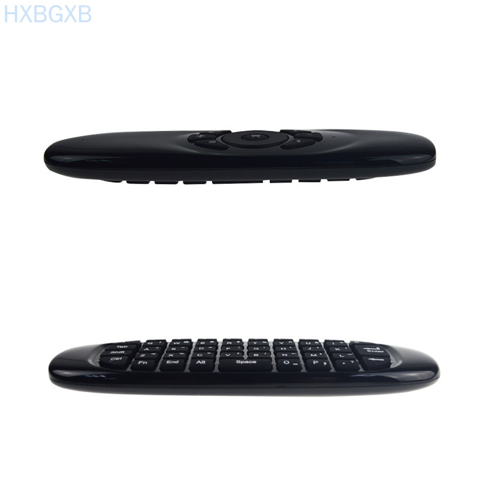 HXBG 2.4GHz Rechargeable Wireless Fly Air Mini Mouse Keyboard Remote Control for Android Windows Gaming TV BOX PC