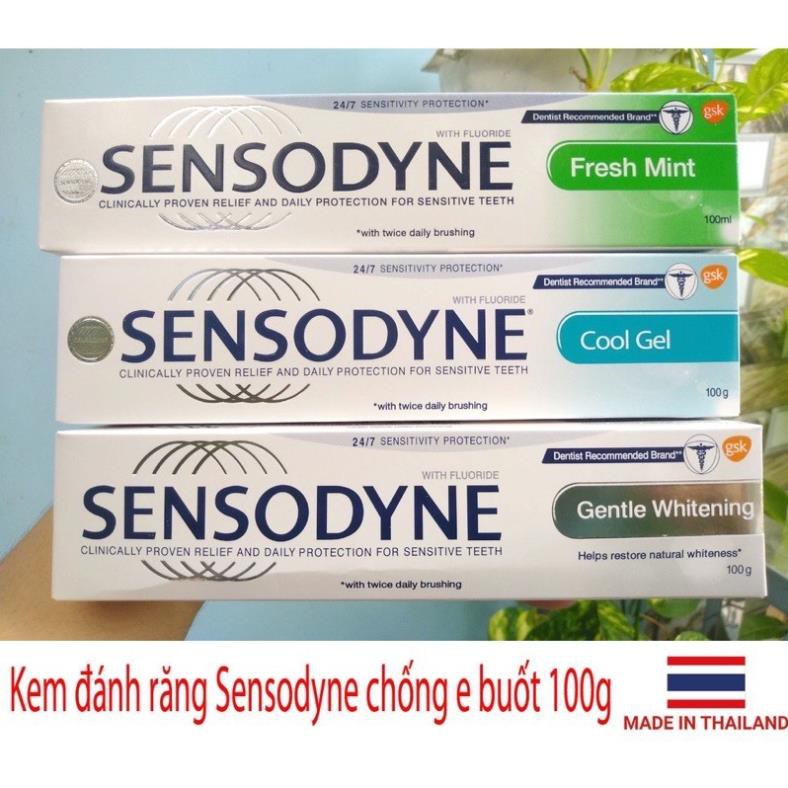 Kem đánh răng Sensodyne chống ê buốt làm trắng răng 100g (Thái Lan)