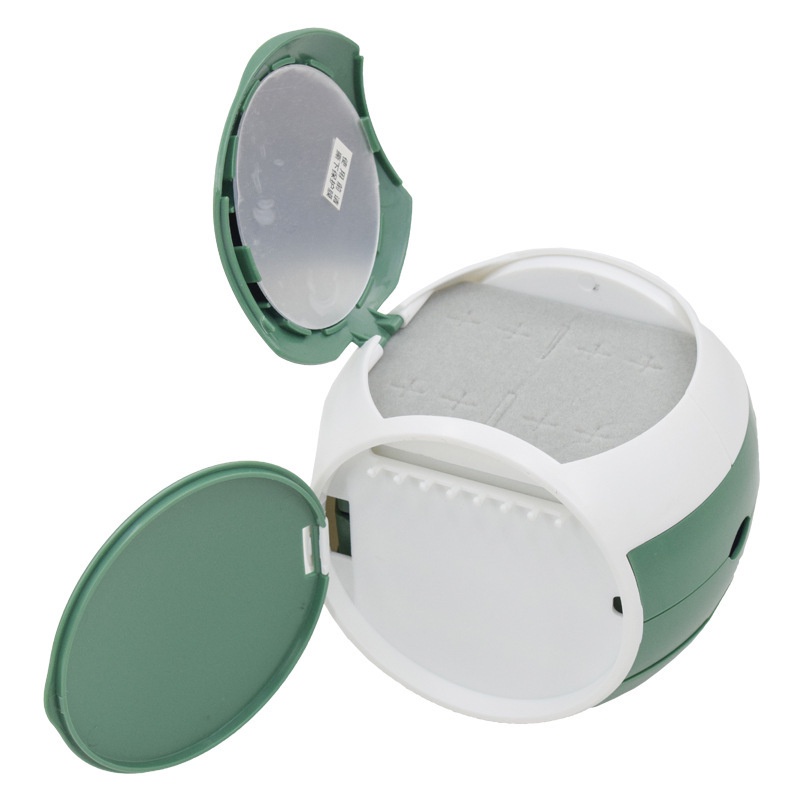 Hộp đựng trang sức mini nhiều ngăn có gương, hộp treo bông tai vòng tay nhẫn