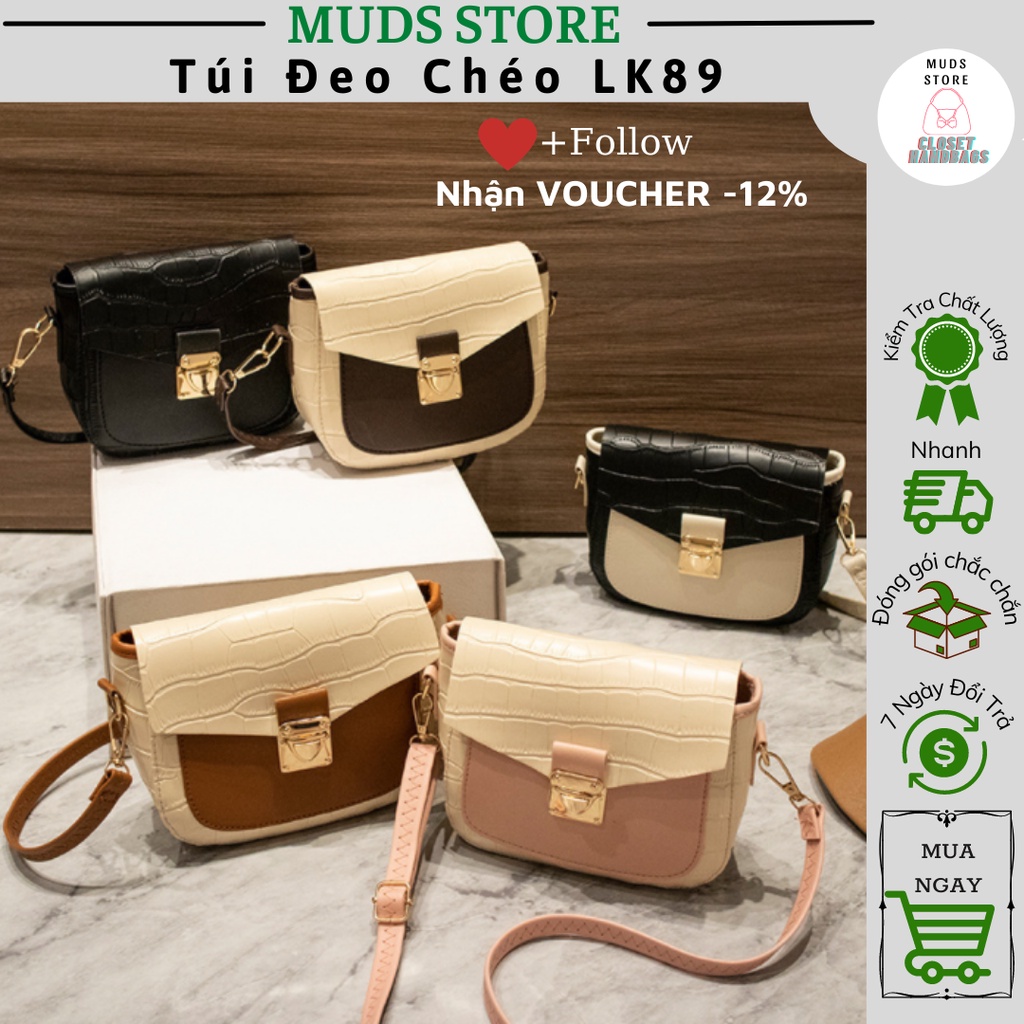 Túi đeo chéo nữ đẹp giá rẻ , túi xách nữ đeo chéo giá rẻ đẹp học sinh - LK89