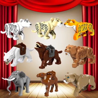 Mô hình đồ chơi Lego mini hình các nhân vật trong phim hoạt hình "Báo trắng/đen" cho bé 2