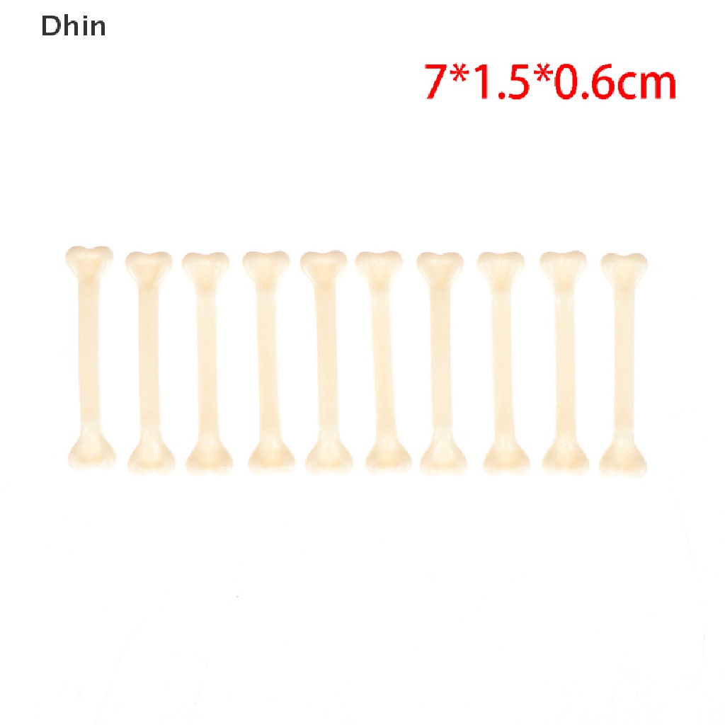 Set 10 Vòng cổ Nhựa Hình Khúc Xương Đáng Sợ Dùng Hóa Trang Halloween