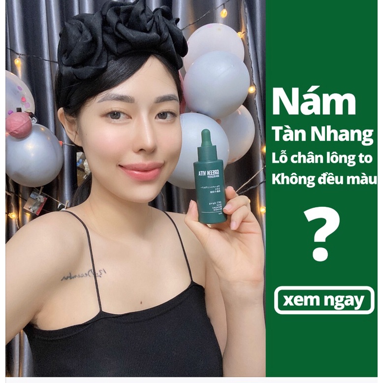 Serum tái tạo da Green Vita kiss22 chính hãng