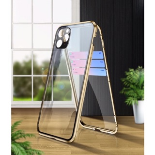 [ HOT TREND ] Ốp Nam Châm Cường Lực 2 Mặt Có Bảo Vệ Camera Cho Iphone X / XS / MAX /11 / 11 PRO / MAX / 7+ / 8+